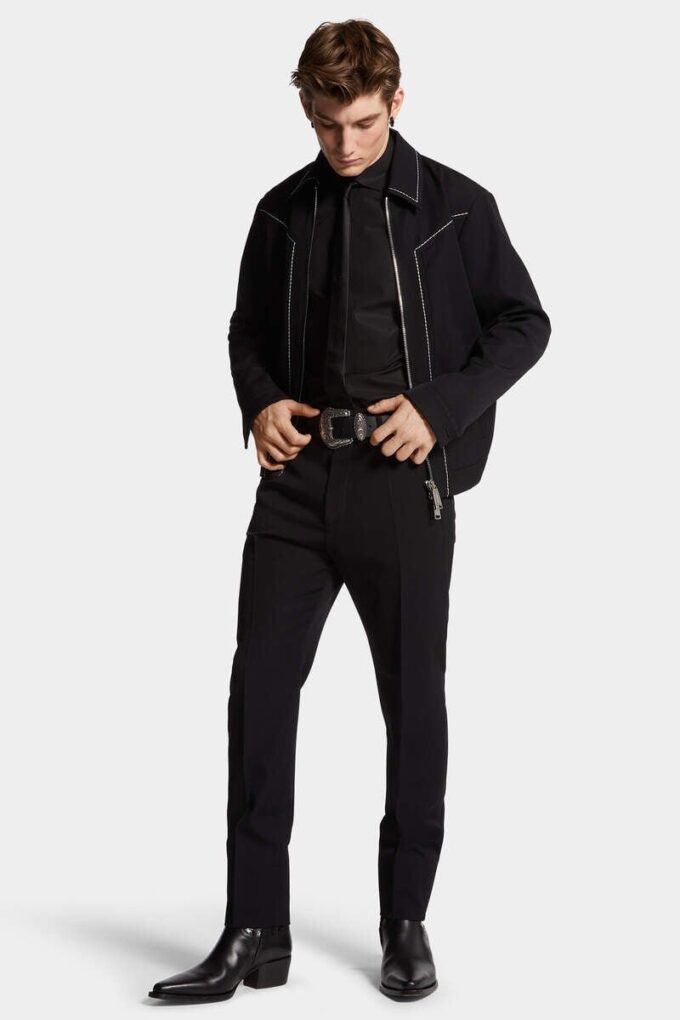 Easy Slim Mini Dean-kraag overhemd Easy Slim Mini Dean-kraag overhemd