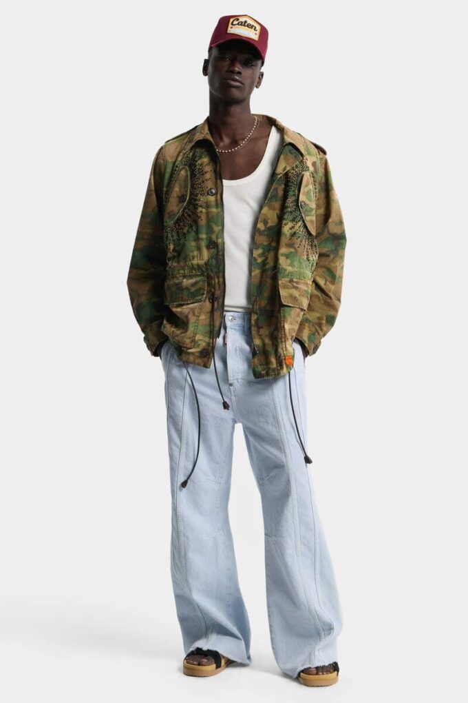 Eros-Jeans met poederwas