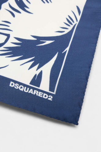 Foulard met dansende bloemen