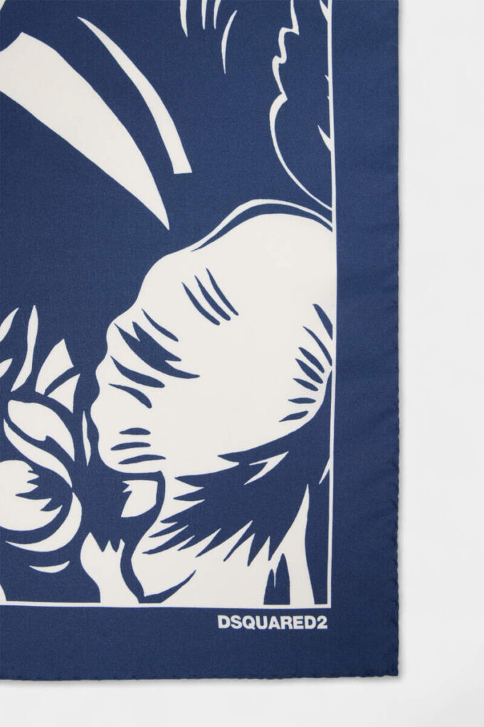 Foulard met dansende bloemen Foulard met dansende bloemen