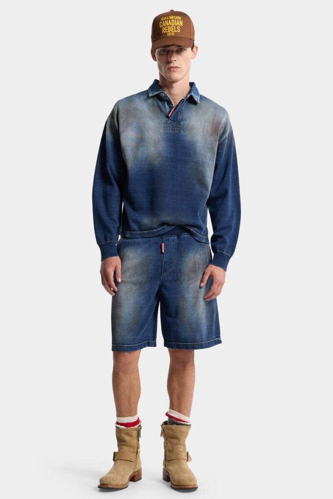 Gebreide korte broek Gebreide korte broek