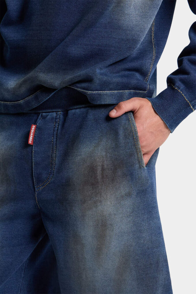 Gebreide korte broek Gebreide korte broek