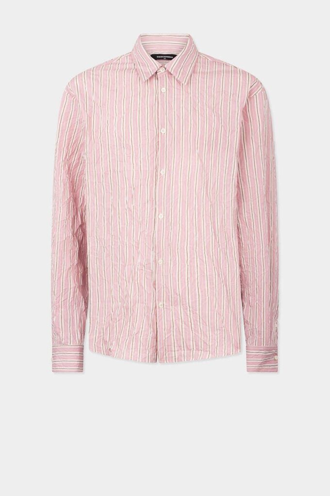 Gekreukt oversized overhemd Gekreukt oversized overhemd