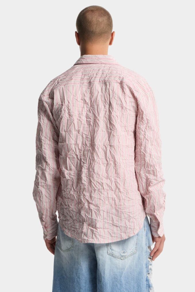 Gekreukt oversized overhemd Gekreukt oversized overhemd