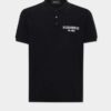 Geverfde Dsquared2 Milano-polo met tennispasvorm Geverfde Dsquared2 Milano-polo met tennispasvorm