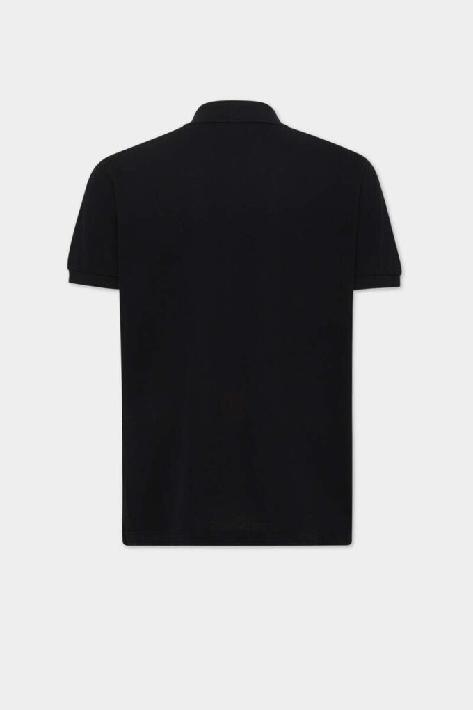 Geverfde Dsquared2 Milano-polo met tennispasvorm Geverfde Dsquared2 Milano-polo met tennispasvorm