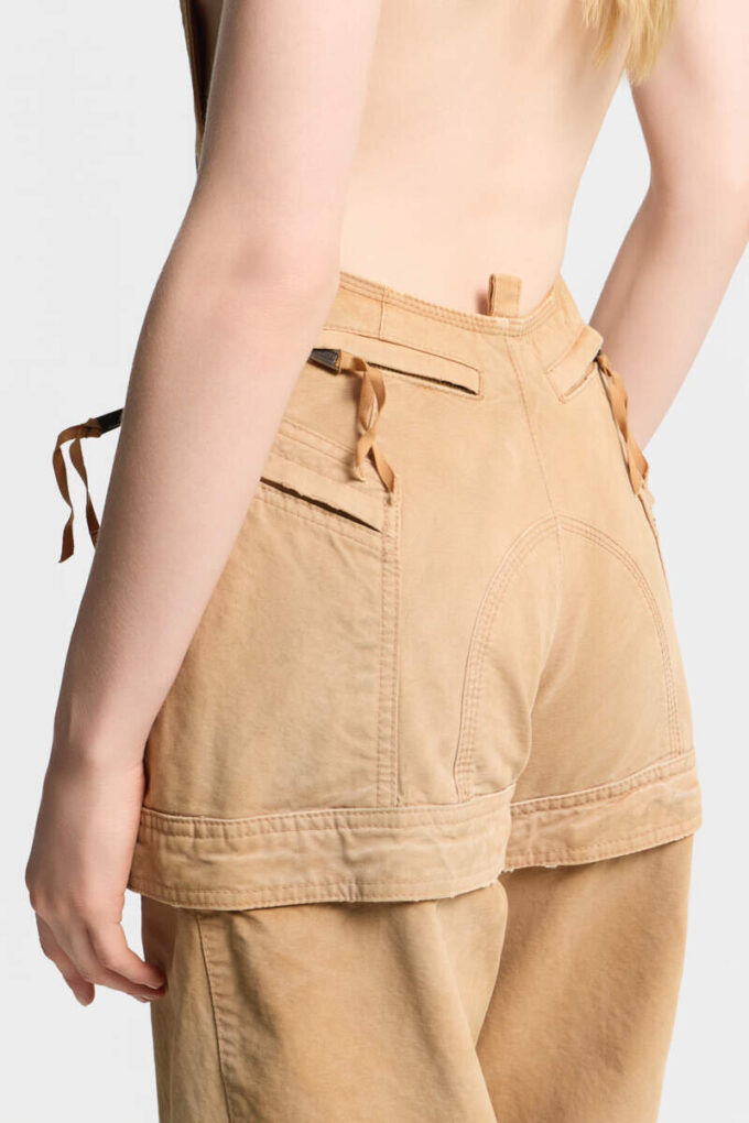 Geverfde jumpsuit in utility-stijl met distressed-look Geverfde jumpsuit in utility-stijl met distressed-look