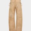 Geverfde utility-broek met distressed look Geverfde utility-broek met distressed look