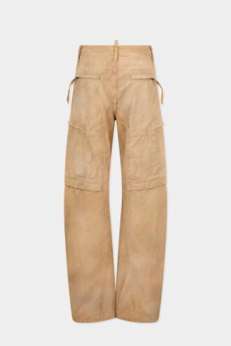 Geverfde utility-broek met distressed look Geverfde utility-broek met distressed look