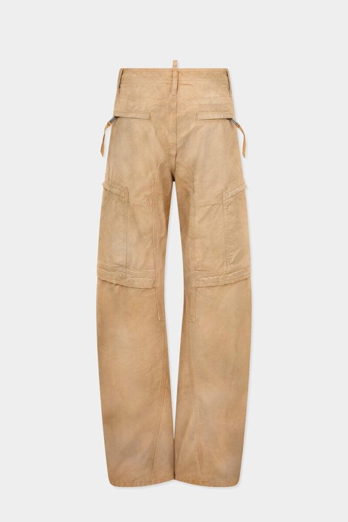 Geverfde utility-broek met distressed look Geverfde utility-broek met distressed look