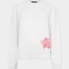 Hibiscus Just Right Fit Sweatshirt met ronde hals Hibiscus Just Right Fit Sweatshirt met ronde hals