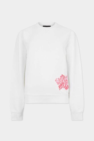 Hibiscus Just Right Fit Sweatshirt met ronde hals