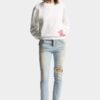 Hibiscus Just Right Fit Sweatshirt met ronde hals Hibiscus Just Right Fit Sweatshirt met ronde hals