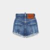 Hotpants met hoge taille en medium wassing Hotpants met hoge taille en medium wassing