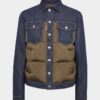 Hybride puffer-Jeans-jas Hybride puffer-Jeans-jas