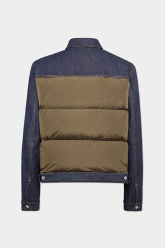 Hybride puffer-Jeans-jas Hybride puffer-Jeans-jas