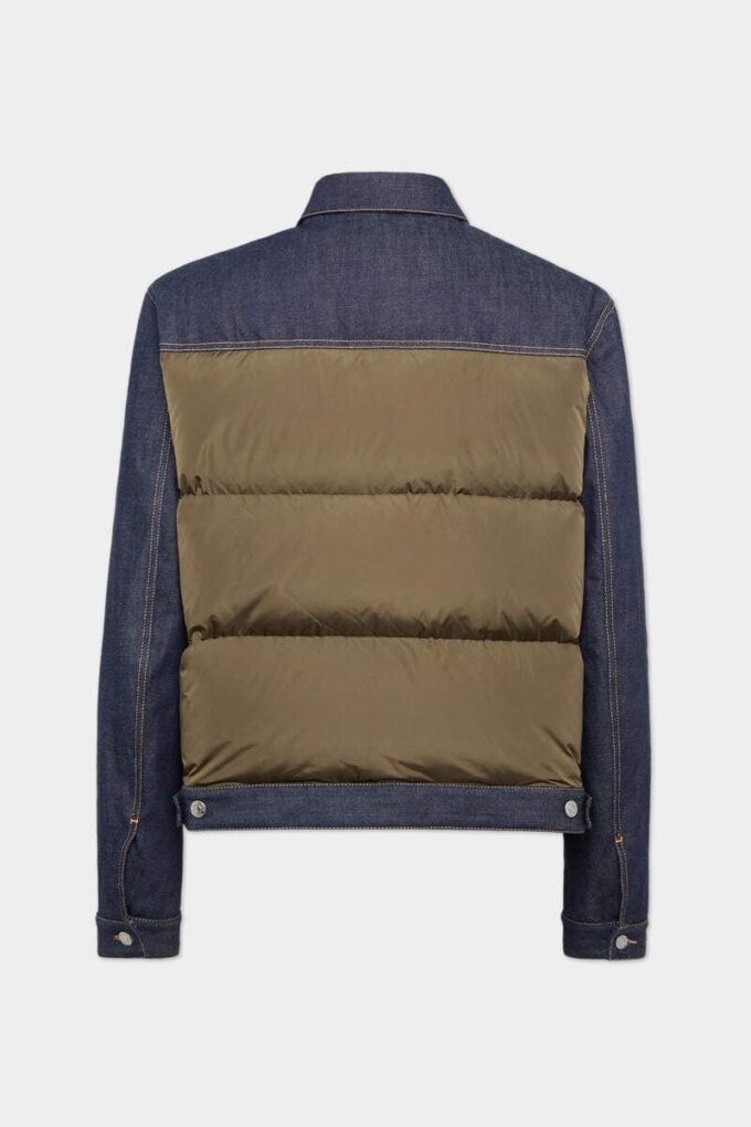 Hybride puffer-Jeans-jas Hybride puffer-Jeans-jas