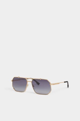 Hype gouden zonnebril