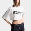 Iconisch cropped overhemd met losse pasvorm