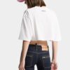 Iconisch cropped overhemd met losse pasvorm