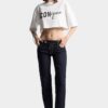 Iconisch cropped overhemd met losse pasvorm
