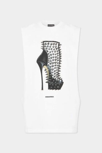 Iconische tanktop met cigarette-pasvorm