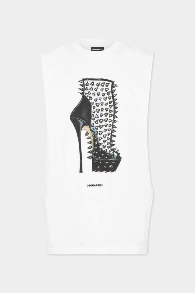 Iconische tanktop met cigarette-pasvorm
