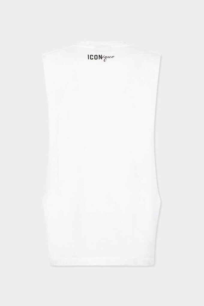 Iconische tanktop met cigarette-pasvorm