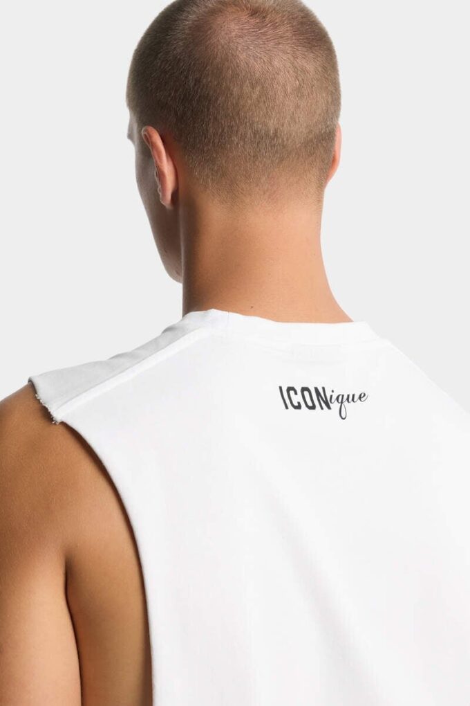 Iconische tanktop met cigarette-pasvorm