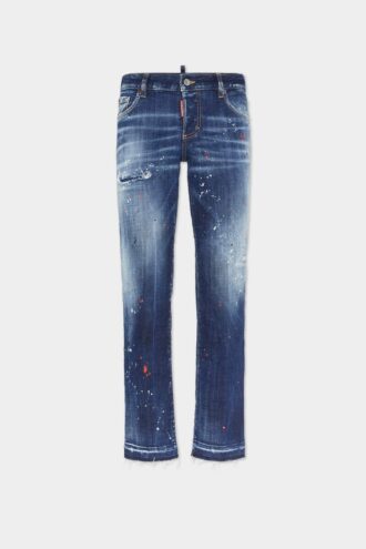 Jenna-Jeans met medium rode vlekken