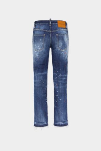 Jenna-Jeans met medium rode vlekken