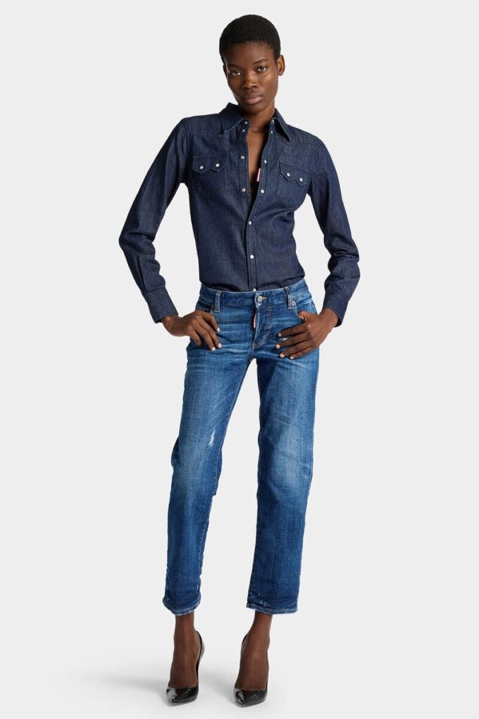Jenna-Jeans met medium wassing
