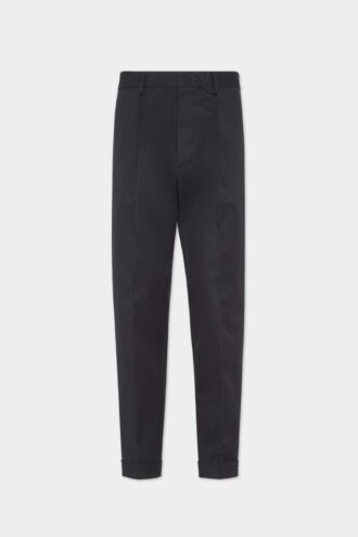 Katoenen broek met één plooi