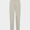 Katoenen broek met één plooi