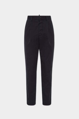 Katoenen broek met één plooi