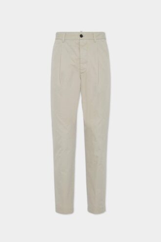 Katoenen broek met één plooi