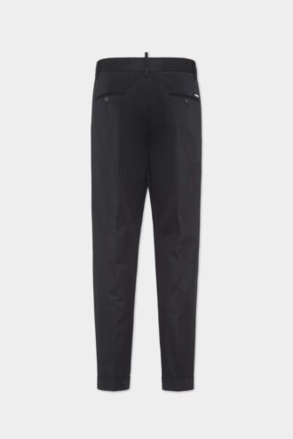Katoenen broek met één plooi