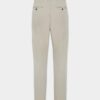 Katoenen broek met één plooi