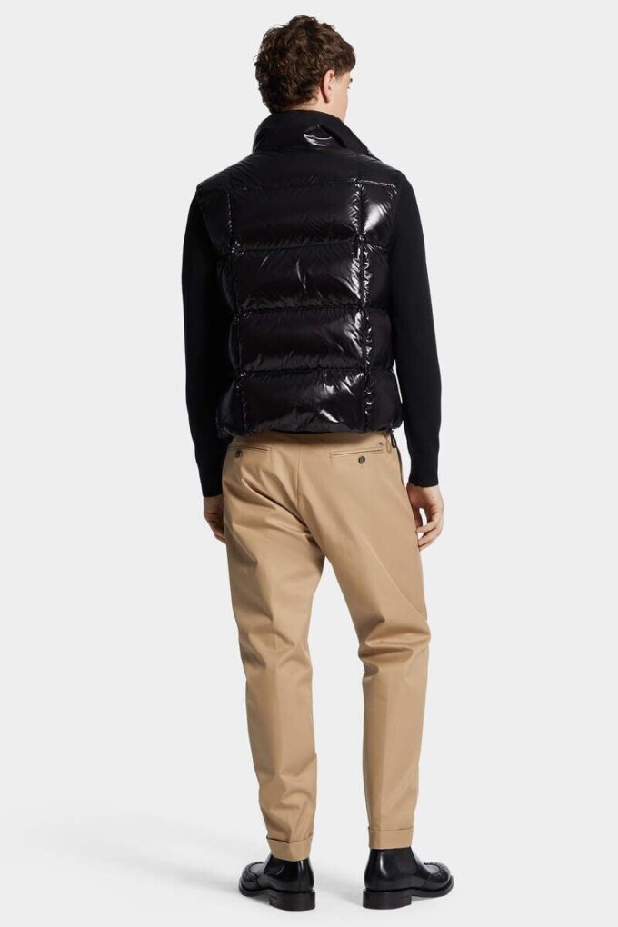 Katoenen broek met één plooi