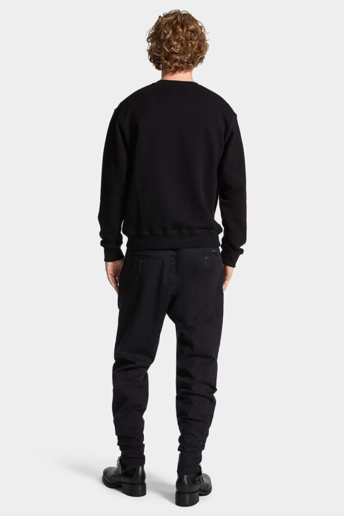 Katoenen broek met één plooi Katoenen broek met één plooi