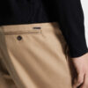 Katoenen broek met één plooi