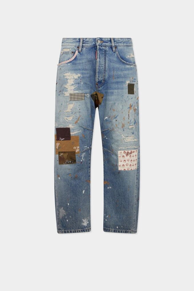 Kawaii-Jeans met medium was