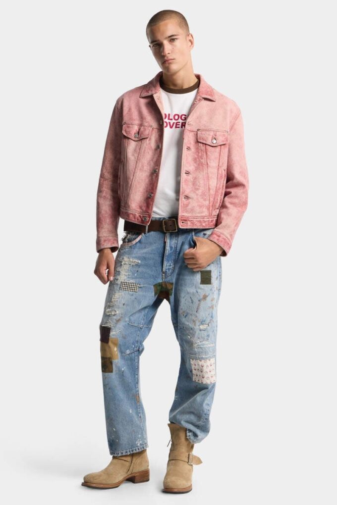 Kawaii-Jeans met medium was