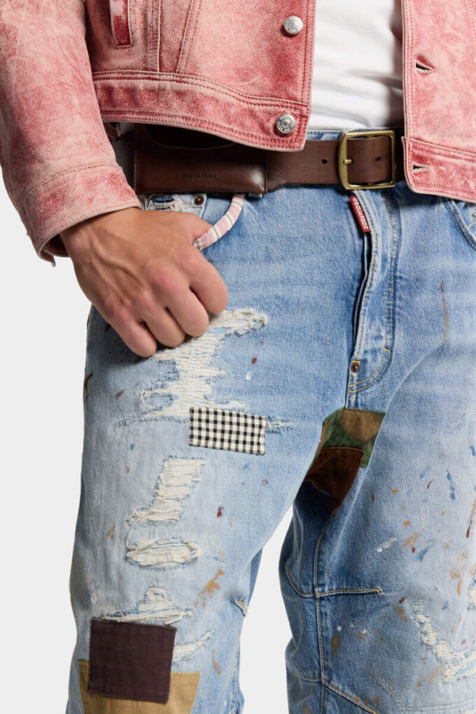 Kawaii-Jeans met medium was