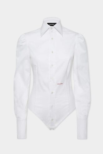 Kenmerkende popeline bodysuit