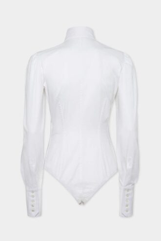 Kenmerkende popeline bodysuit