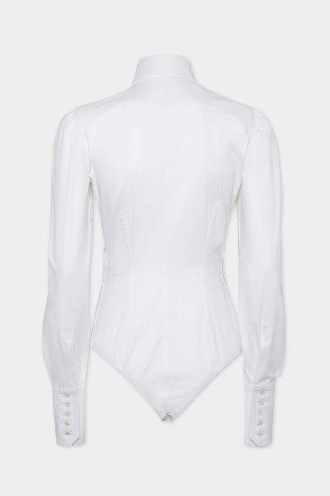 Kenmerkende popeline bodysuit Kenmerkende popeline bodysuit