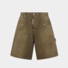 Kledingstukgeverfde carpenter-korte broek Kledingstukgeverfde carpenter-korte broek