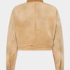 Kledingstukgeverfde utility-bomber met distressed-look Kledingstukgeverfde utility-bomber met distressed-look