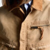 Kledingstukgeverfde utility-bomber met distressed-look Kledingstukgeverfde utility-bomber met distressed-look
